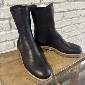 Pedro Garcia Black Leather Heeled Boots